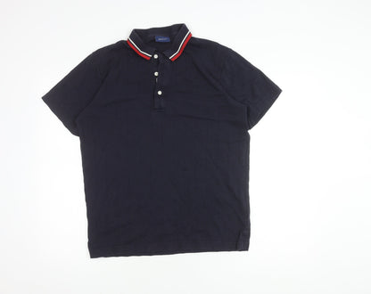 GANT Men's Black Polo Shirt M - Classic Style