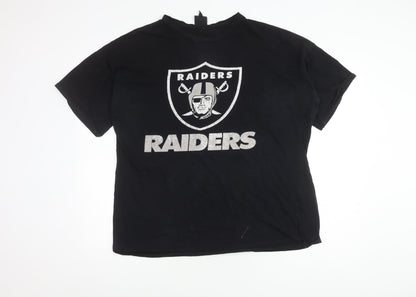 NFL Men's Black Raiders Sports T-Shirt Size 40