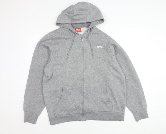 Mens UK Size L Slazenger Grey Basic Jacket