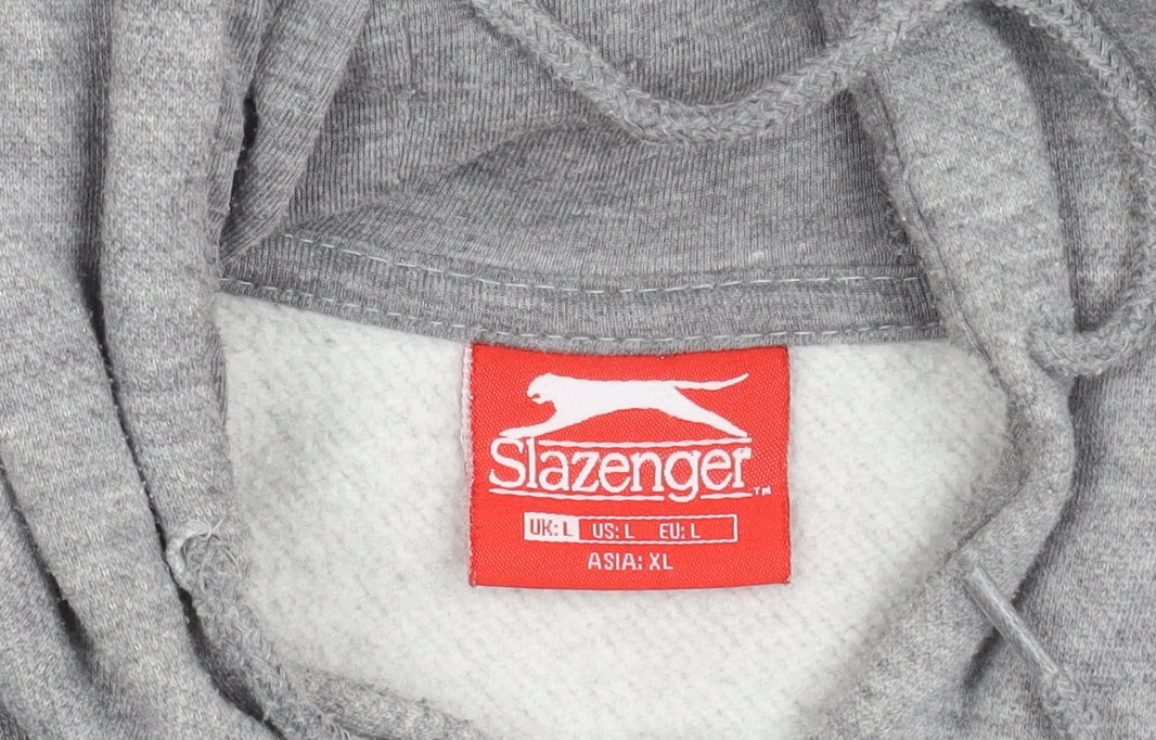 Mens UK Size L Slazenger Grey Basic Jacket