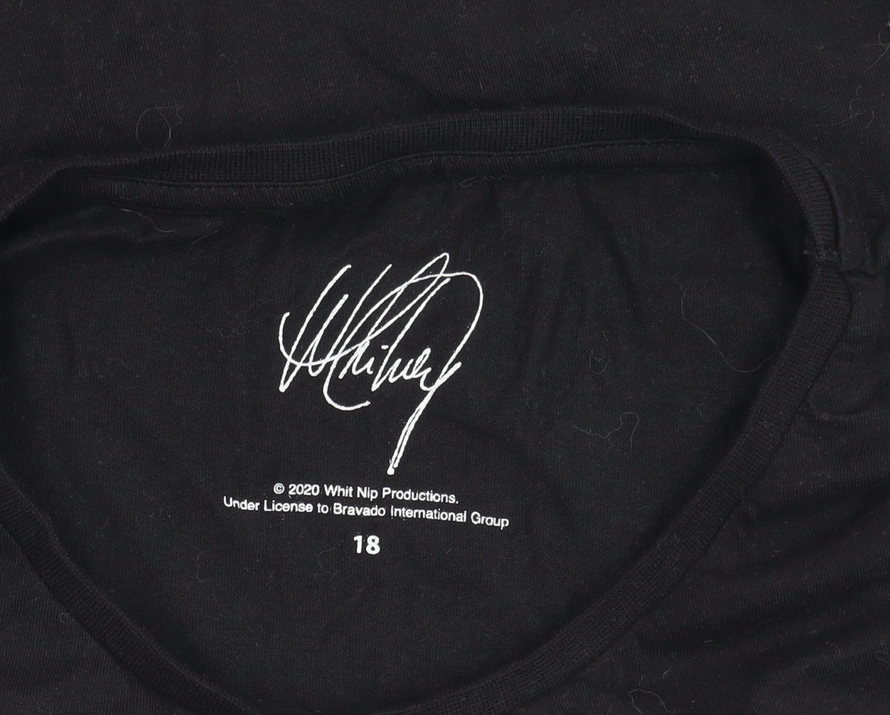 Womens UK Size 18 Peacocks Black Basic T-Shirt