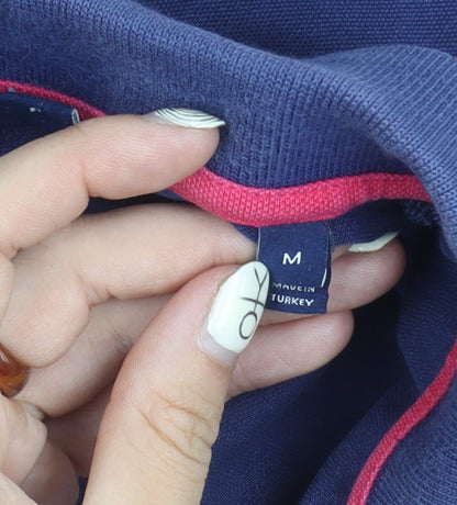 GANT Men's Blue Polo Shirt Size M Short Sleeve Casual