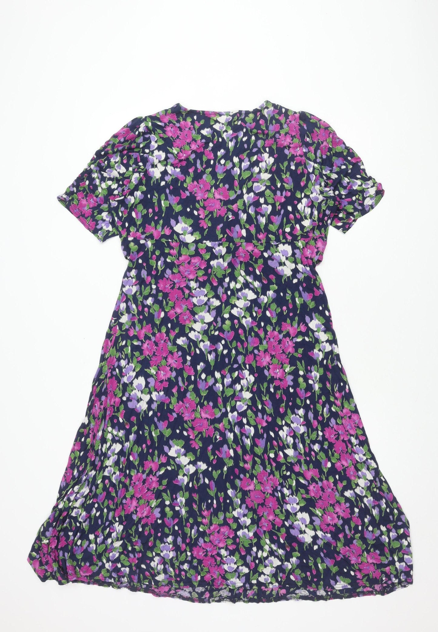 East Women's Floral Multicoloured Dress Size 16