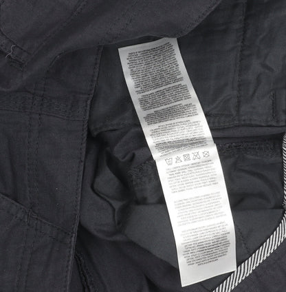 Brave Soul Men's Black Cargo Shorts XL