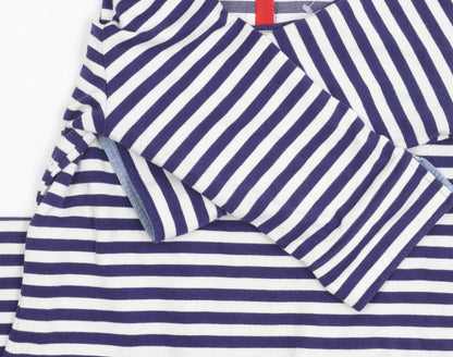 Joules Women's Blue Striped Dress, UK 10, Casual Spring
