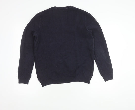 Red Herring Men's Blue M Crew Neck Pullover Jumper