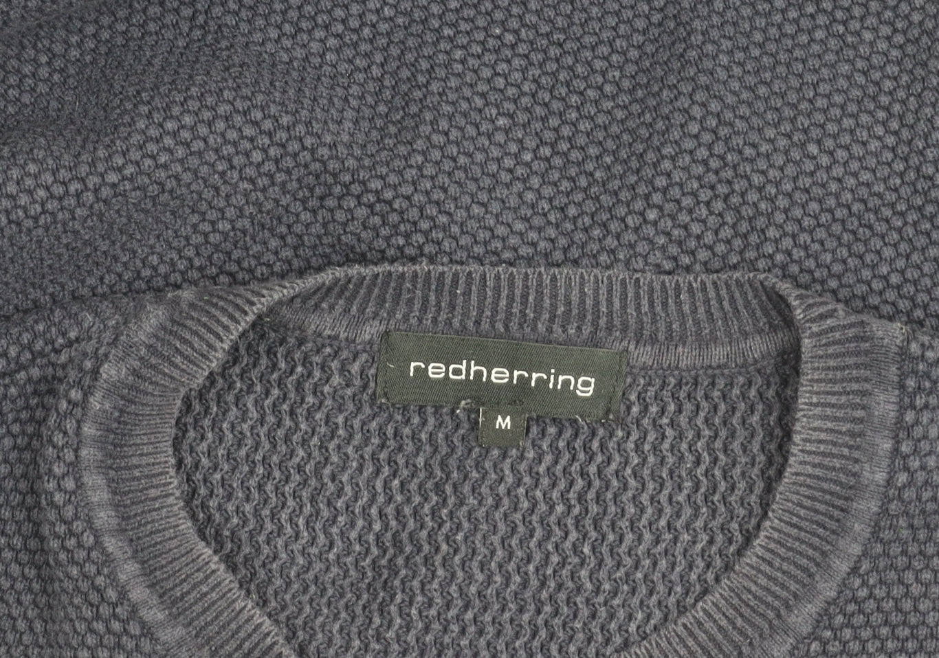 Red Herring Men's Blue M Crew Neck Pullover Jumper