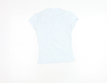 DKNY Girls Blue T-Shirt, Size 12 Years, Short Sleeve, Logo