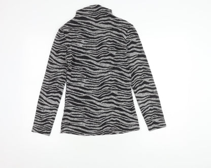 Womens UK Size XS Oasis Grey Pullover Jumper