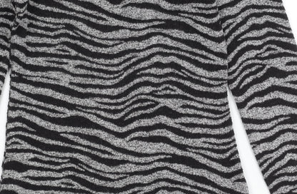 Womens UK Size XS Oasis Grey Pullover Jumper