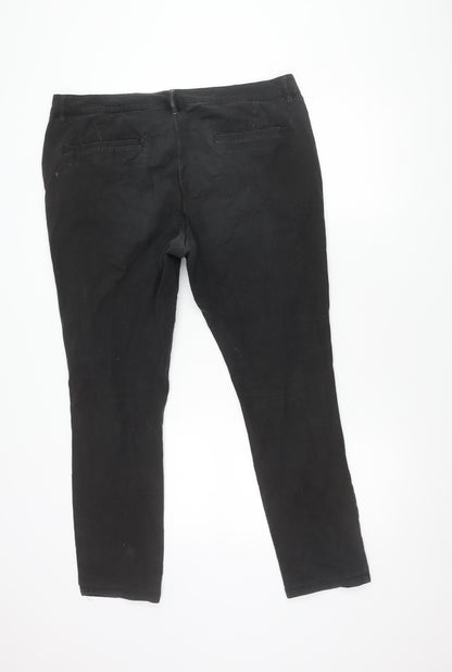 ASOS Men's Black Trousers, Size 36, Zip Closure