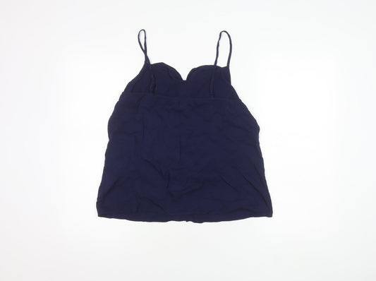 Womens UK Size 14 Oasis Blue Camisole Blouse