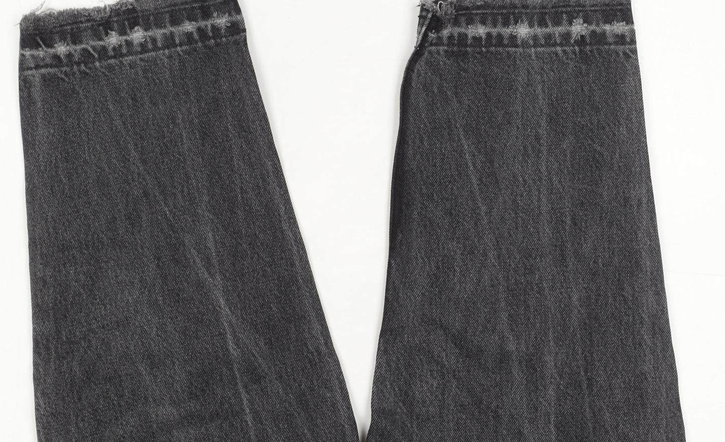 Zara Women's Grey Mom Jeans Size 10 Relaxed Fit