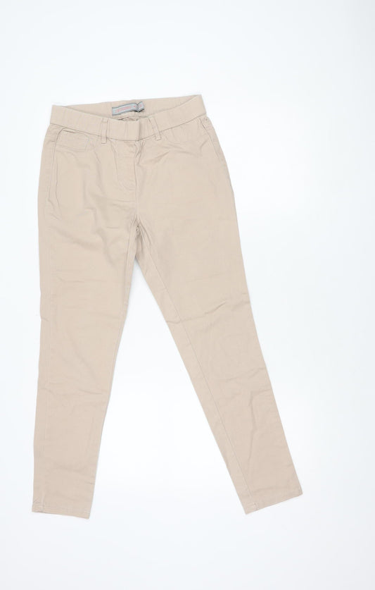 Womens UK Size 3XS Unknown  Jegging Beige Jeans