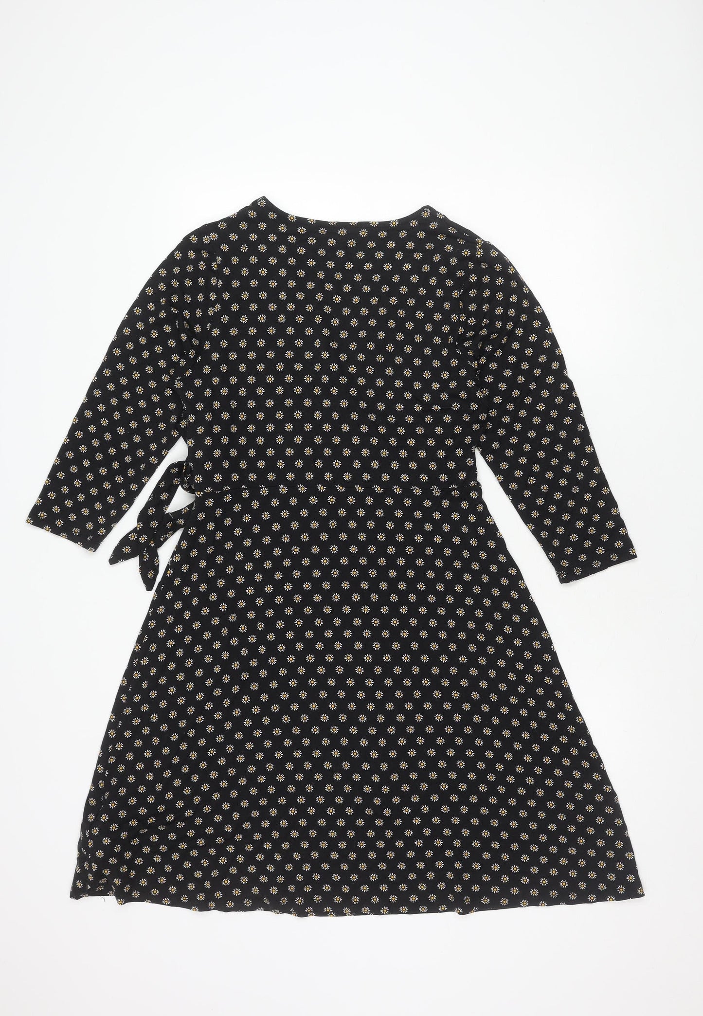 Red Herring Women's Floral Black Dress Size 14
