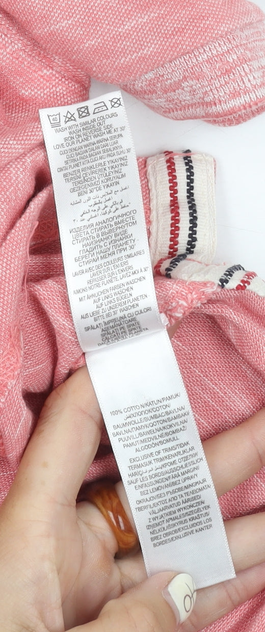 St George by Duffer Men's Pink Polo Shirt M Cotton