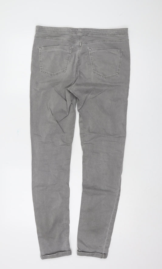 Topshop Grey Maternity Skinny Jeans Size 10 Woman