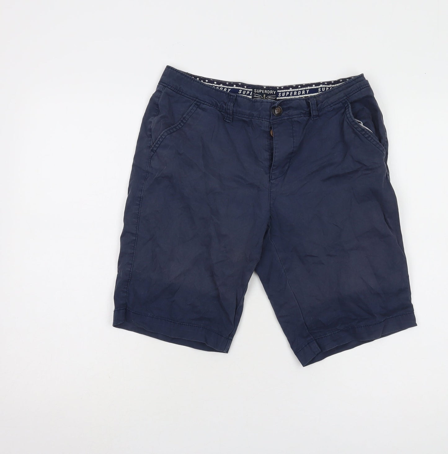 Superdry Men's Blue Chino Shorts S