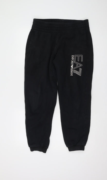 Emporio Armani Men's Black Jogger Pants Size M