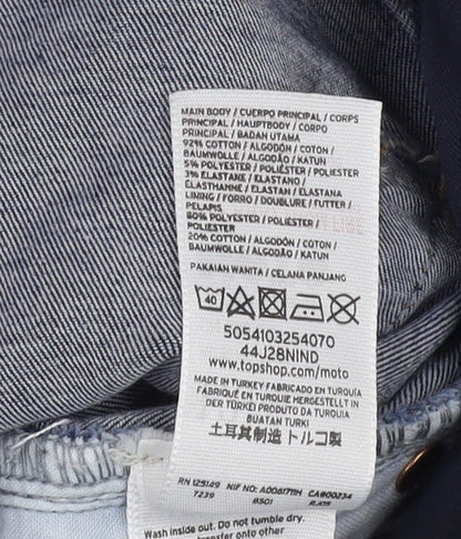 Topshop Women's Blue Skinny Maternity Jeans Size 12