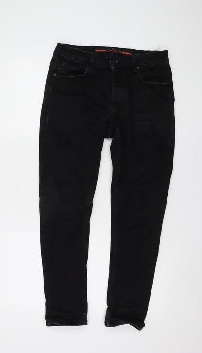 LUKE Men's Black Skinny Jeans, Size S, 30W