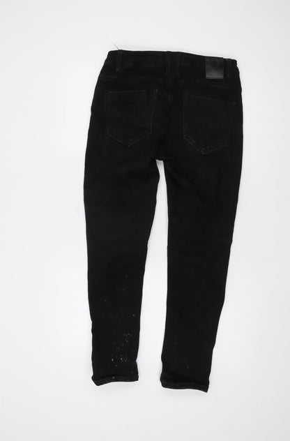 LUKE Men's Black Skinny Jeans, Size S, 30W
