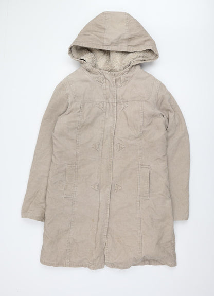 New Look Women's Beige Parka Size 12
