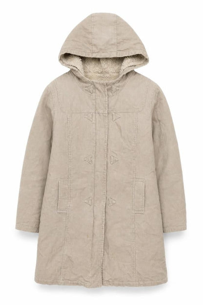 Womens UK Size 12 New Look Beige Parka Coat