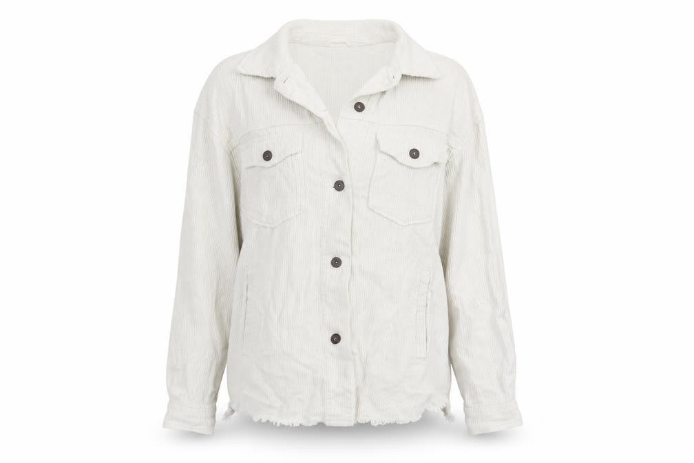 Womens UK Size S Zara White Basic Jacket