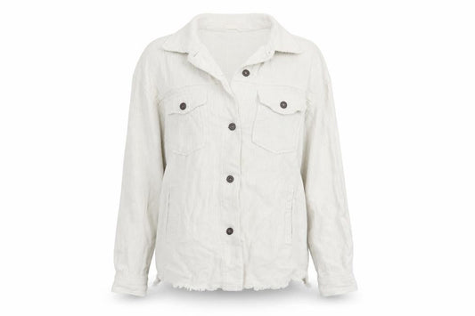 Womens UK Size S Zara White Basic Jacket