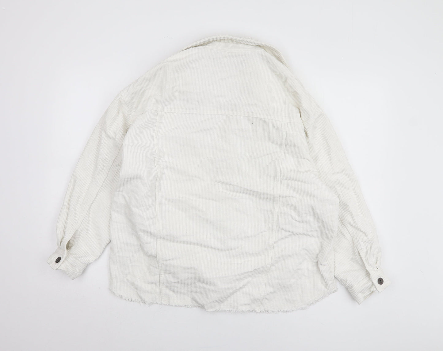 Womens UK Size S Zara White Basic Jacket