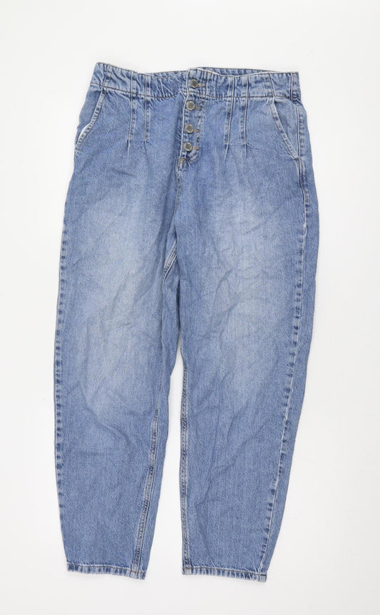 Miss Selfridge Women's Blue Tapered Jeans Size 12