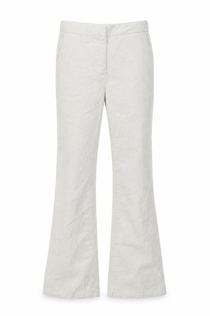 Womens UK Size 2XS H&M Regular Fit Casual Ivory Trousers