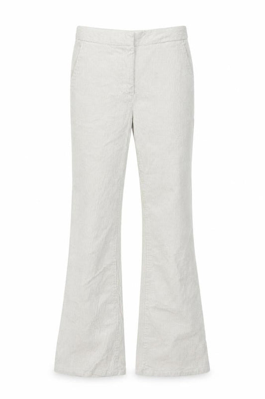 Womens UK Size 2XS H&M Regular Fit Casual Ivory Trousers