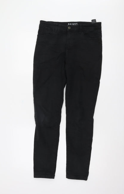 Womens UK Size 10 Marks and Spencer  Skinny Black Trousers