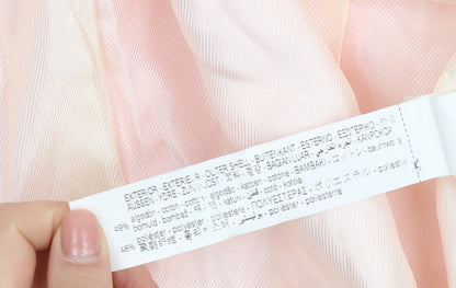 Zara Women's Pink Cotton Blazer, Size S, Cropped