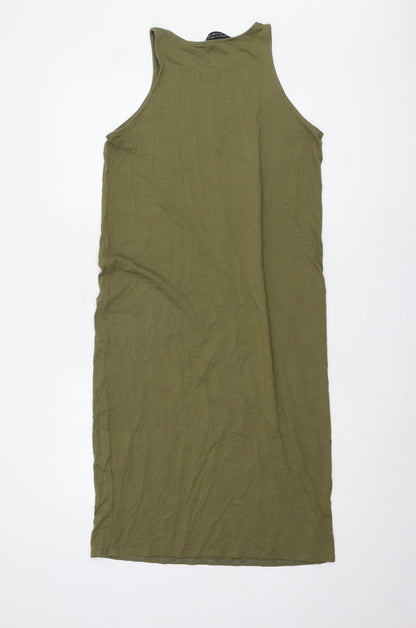 Dorothy Perkins Green Tank Dress Size 10 Women