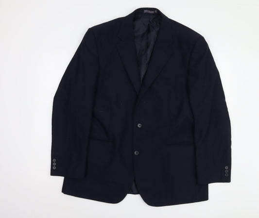 Mens UK Size 44 Scott & Taylor Regular Blue Suit Jacket