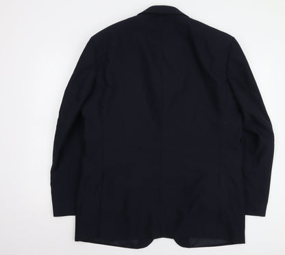 Mens UK Size 44 Scott & Taylor Regular Blue Suit Jacket