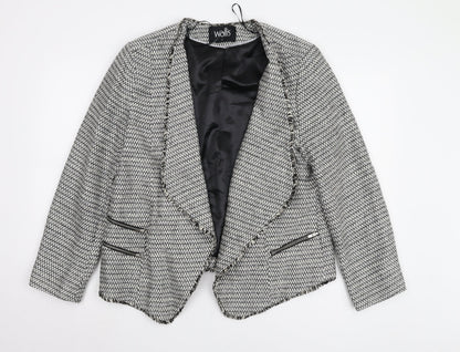 Womens UK Size L Wallis Multicoloured Basic Jacket