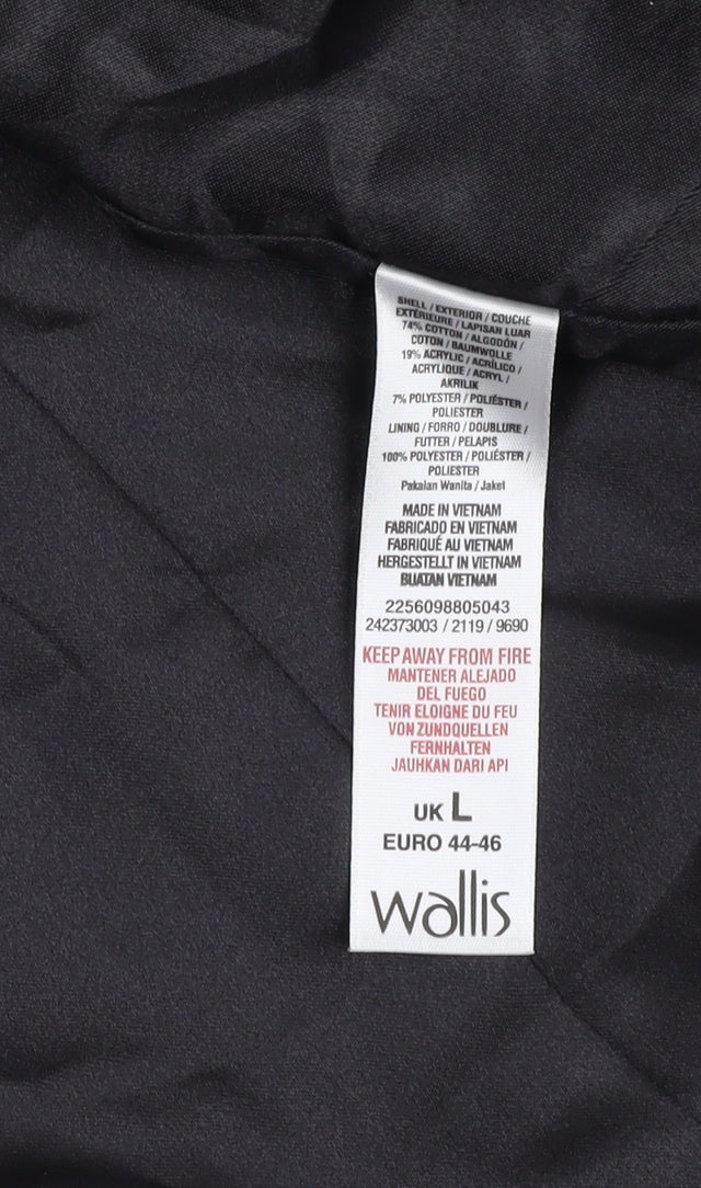 Womens UK Size L Wallis Multicoloured Basic Jacket