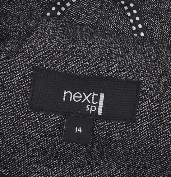 Next Women's Grey Blazer Size 14, Lined Workwear Essential