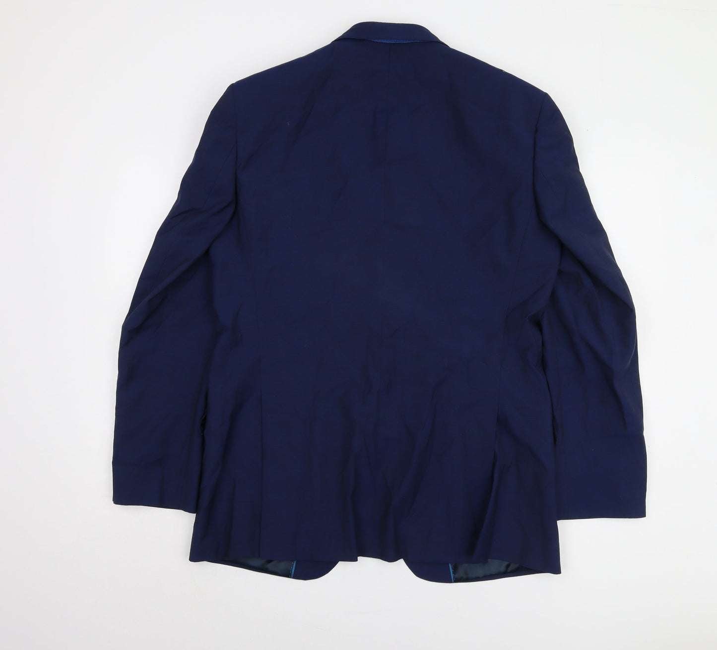 Mens UK Size 40 Marks and Spencer Regular Blue Suit Jacket