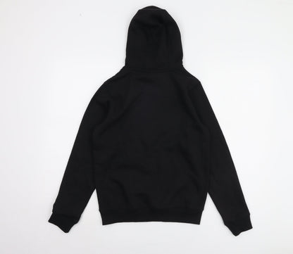 Fenchurch Boys Black Graphic Hoodie 12-13 Years