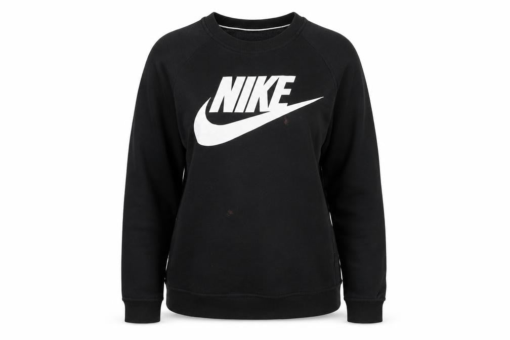 Womens UK Size S Nike Black Pullover Sweatshirt