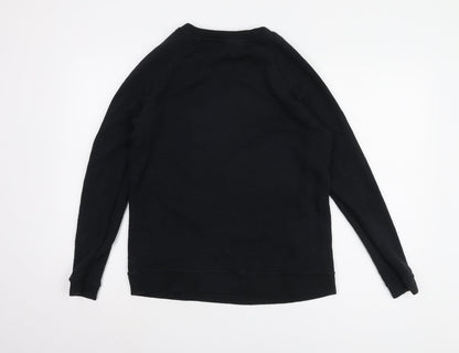 Nike Women's Black Sweatshirt Size S Cotton Blend