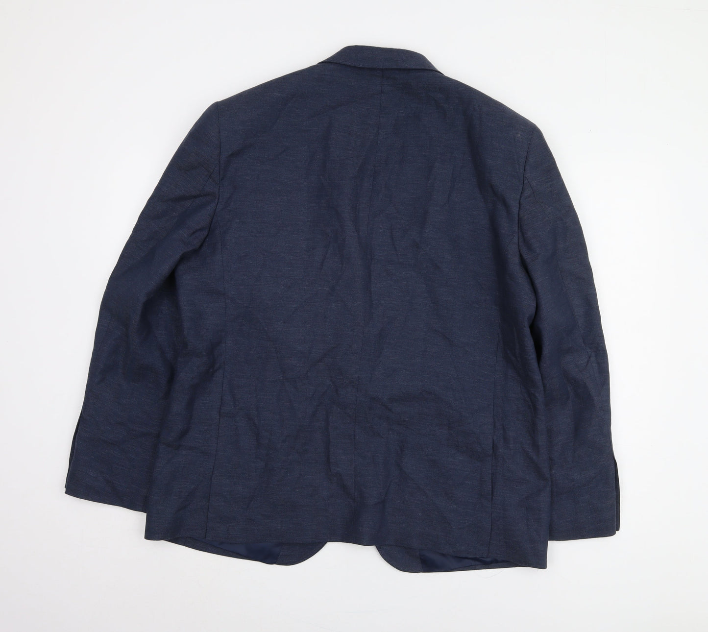 Marks and Spencer Men's Blue Wool Blazer XL