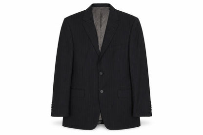 Marks and Spencer Men's Grey Striped Blazer 40 Short