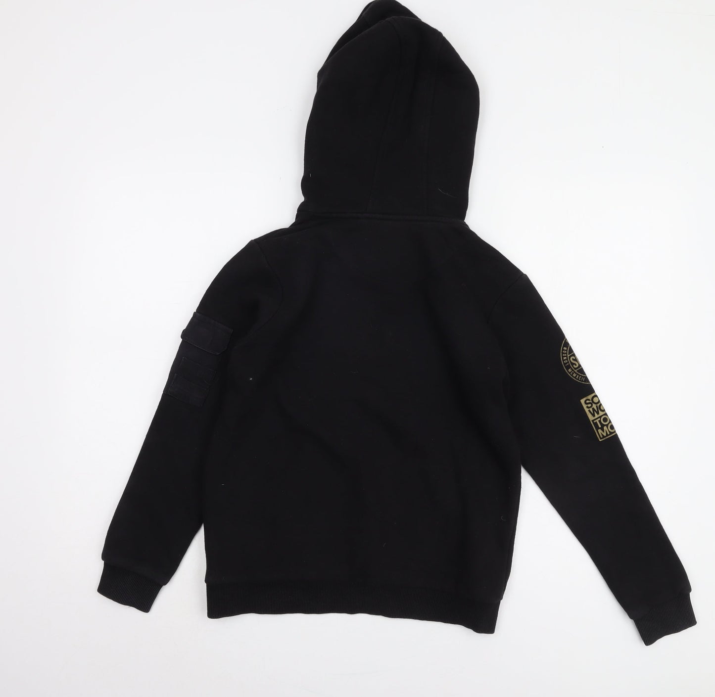 Sonneti Boys Black Hoodie 12-13 Years Pullover Style