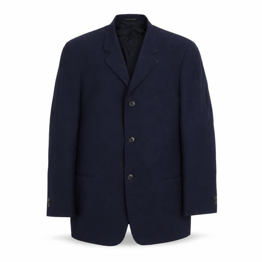 Pal Zileri Men's Blue Regular Fit Blazer Jacket
